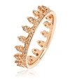 ANNOUSHKA ROSE GOLD CROWN RING,14867245