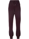 BARRIE cashmere track trousers,A00C3060512426321