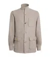 100hands Cashmere Overshirt In Gray