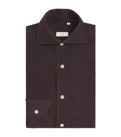 100hands Cotton Fine Corduroy Shirt In Purple