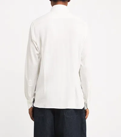 100hands Cotton-linen Shirt In White