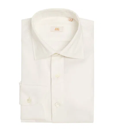 100hands Cotton Oxford Shirt In White