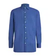 100hands Linen Selvedge Denim Shirt In Blue
