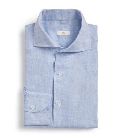 100hands Linen Shirt In Blue