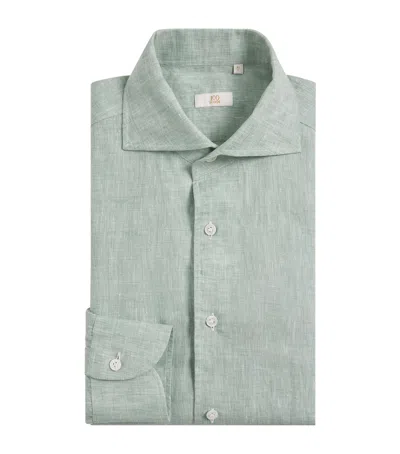 100hands Linen Shirt In Green