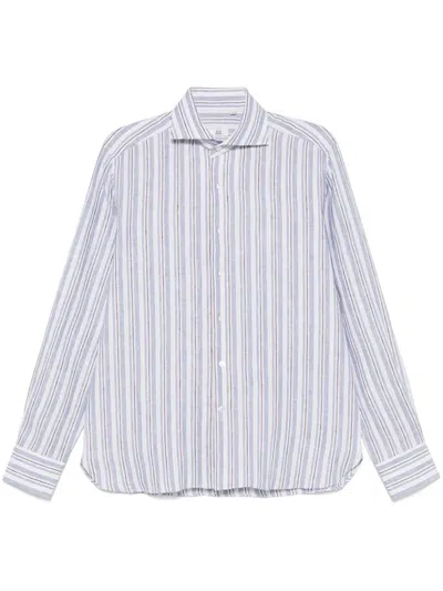100hands Striped Shirt In Blue