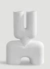 101 Copenhagen Cobra Double Medium Vase In White