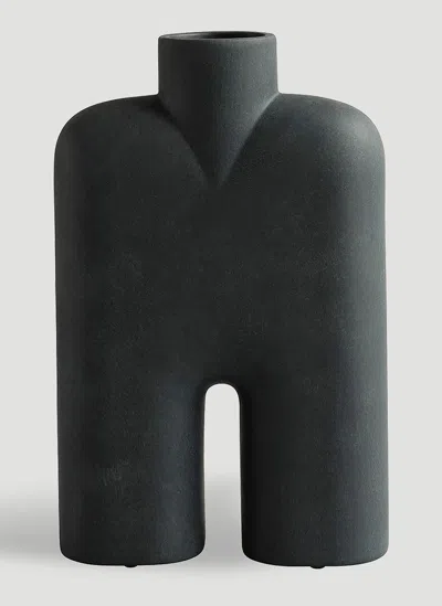 101 Copenhagen Cobra Tall Hexa Vase In Black