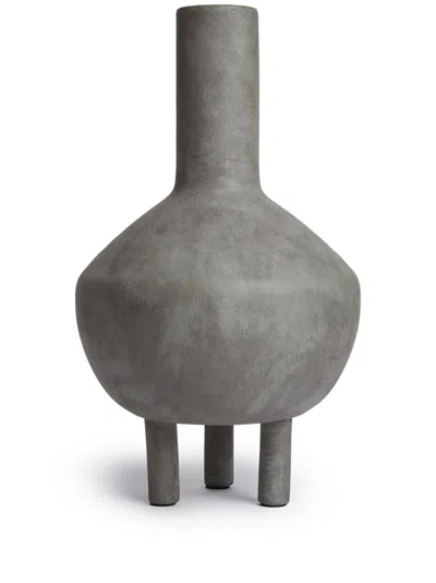 101 Copenhagen Duck Textured-finish Vase (35cm) In Grau