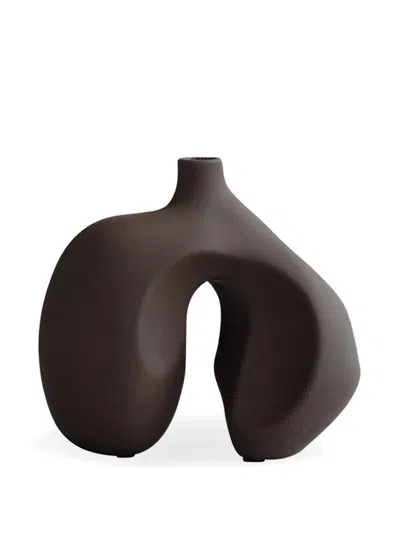 101 Copenhagen Extra Small Ni Sculptural Vase In Brown