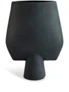 101 Copenhagen Hexa Square Sphere Vase In Schwarz