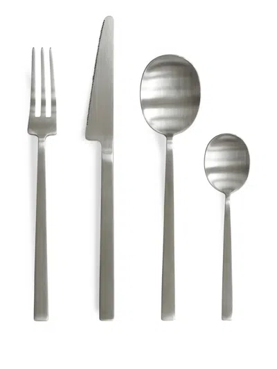 101 Copenhagen Kogei Cutlery Set (four-person Setting) In Silver
