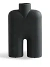 101 Copenhagen Cobra Tall Medium Vase In Black