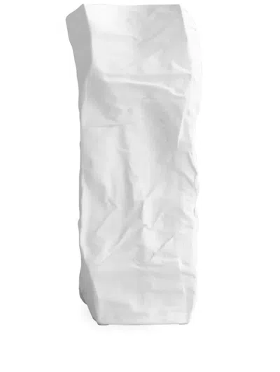 101 Copenhagen Medium Kami Ceramic Vase (35cm X 15cm) In White