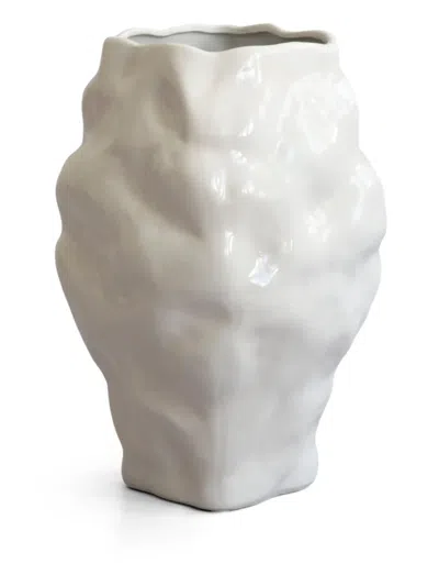 101 Copenhagen Medium Katachi High-glaze Vase (35cm X 22cm) In White