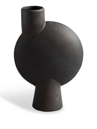 101 Copenhagen Medium Sphere Bubl Vase (26cm X 18cm) In Brown