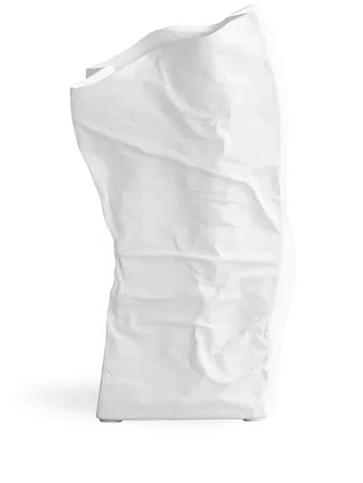 101 Copenhagen Mini Kami Ceramic Vase (25cm X 10.5cm) In White