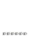 101 Copenhagen Native Coffee Cup Set (6-person Setting) In Neutrals