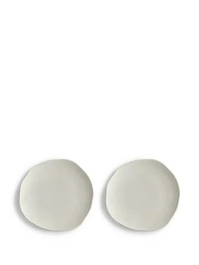 101 Copenhagen Native Dessert Plate Set (two-people Setting) In 中性色