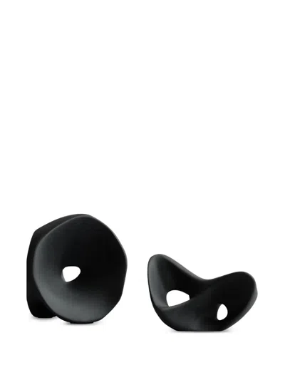 101 Copenhagen Ori Ceramic Sculpture (set Of Two) In Black