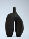 101 Copenhagen Sculptural Ceramic Vase In Brown