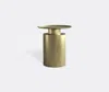 101 Copenhagen Brass Tall Pillar Table In Brass