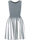 ANTONINO VALENTI ANTONINO VALENTI INTARSIA-KNIT DRESS - WHITE,4705MAV17W12460936