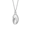 TRUE ROCKS MINI CRAB CLAW PENDANT IN STERLING SILVER