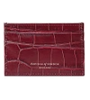 ASPINAL OF LONDON Slim crocodile-embossed leather credit card case