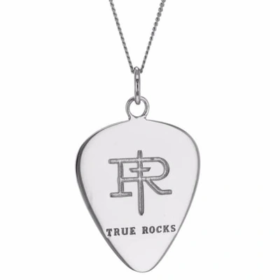 TRUE ROCKS WOMEN'S MINI STERLING SILVER PLECTRUM PENDANT