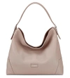 Aspinal Of London Hobo Pebbled Leather Shoulder Bag In Brown