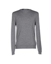 Grey Daniele Alessandrini Sweaters In Grey