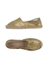 ESPADRILLES ESPADRILLES WOMAN ESPADRILLES PLATINUM SIZE 9 TEXTILE FIBERS,11357795LM 11