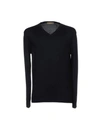 Cruciani Sweaters In Dark Blue