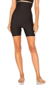 Yummie By Heather Thomson Yummie Hidden Curves High Waist Thigh Shaper In Black In Black