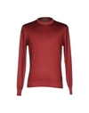 Cruciani Cashmere Blend In Brick Red