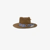 NICK FOUQUET NICK FOUQUET BANDITO FEATHER TRIM HAT,39012275950