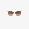 FENDI FENDI EYEWEAR CAN EYE SUNGLASSES,FF0261S00053ROSEGOLD12434355