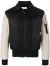 SAINT LAURENT embroidered bomber jacket,494062Y075R12468029
