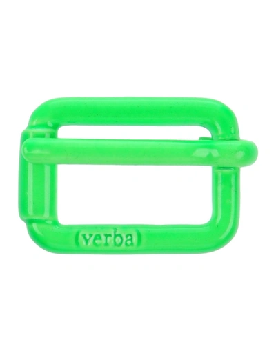Verba (  ) Belt Buckles In Acid Green