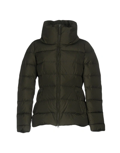 Aspesi Down Jackets In Dark Green