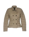 Moorer Down Jacket In Khaki