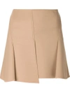 ALEXANDER WANG Pleated Front Mini Skirt,102225P15C