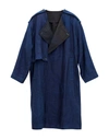 MINI MINI EDWINA HÖRL X MINI OVERCOAT & TRENCH COAT BLUE SIZE S LINEN,41762998LE 4