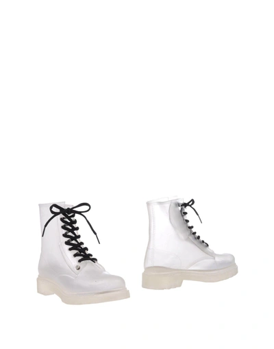 G Six Workshop Ankle Boots In Transparent