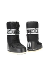 Moon Boot Classic Nylon Waterproof Snow Boots In Black
