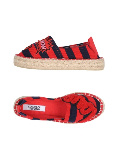 Colors Of California Espadrilles In Red