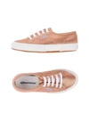 SUPERGA SUPERGA WOMAN SNEAKERS COPPER SIZE 6 TEXTILE FIBERS,11206178AV 15