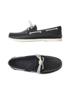 Sperry 2 Eye Loafers In Dark Blue
