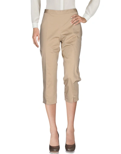 Moschino Cheap And Chic Cropped Pants & Culottes In Beige